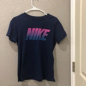 Nike blue women’s fit Tshirt